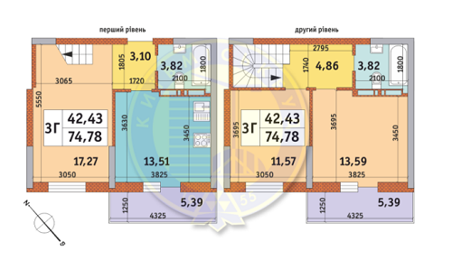 3-комнатная 74.78 м² в ЖК на ул. Просвещения, 14 от 20 482 грн/м², Киев