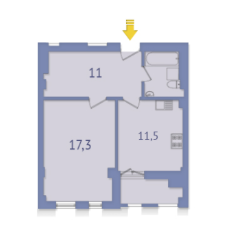 1-кімнатна 45 м² в ЖК Парковий квартал від забудовника, Чернівці