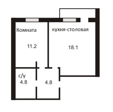 1-комнатная 38.9 м² в ЖК Петровский дворик от 13 210 грн/м², с. Святопетровское