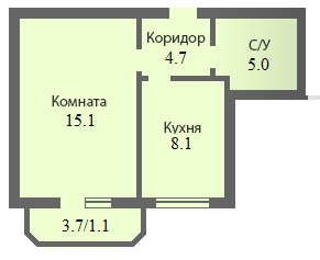 1-кімнатна 33.56 м² в ЖК Петропавлівська Мрія від 14 400 грн/м², с. Петропавлівська Борщагівка