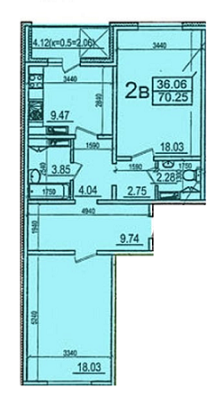 2-комнатная 70.25 м² в ЖК по пер. Моторный, 11 от 15 127 грн/м², Киев