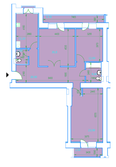 3-комнатная 102.7 м² в ЖК Полтавский шлях 144 от 13 500 грн/м², Харьков