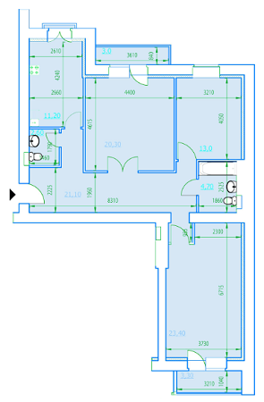 3-комнатная 100.5 м² в ЖК Полтавский шлях 144 от 13 500 грн/м², Харьков