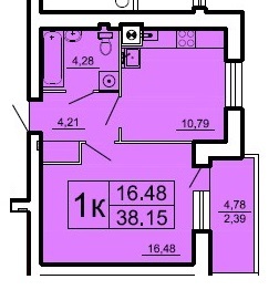 1-кімнатна 38.15 м² в ЖК Ренуар від забудовника, Львів