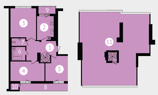 3-комнатная 100.55 м² в ЖК Соната Бортнянского от застройщика, Львов