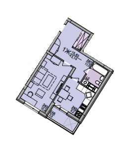 1-комнатная 43.14 м² в ЖК Ювелирный от застройщика, Львов