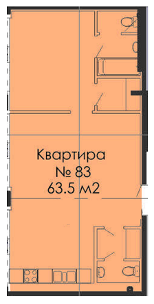1-комнатная 63.5 м² в ЖК Cascade Plaza от 72 200 грн/м², Днепр