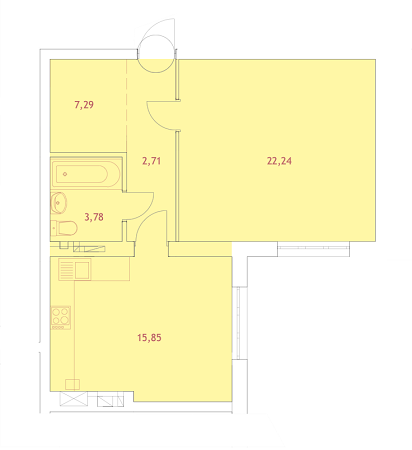 1-комнатная 51.87 м² в ЖК Green Yard от 10 700 грн/м², г. Ирпень