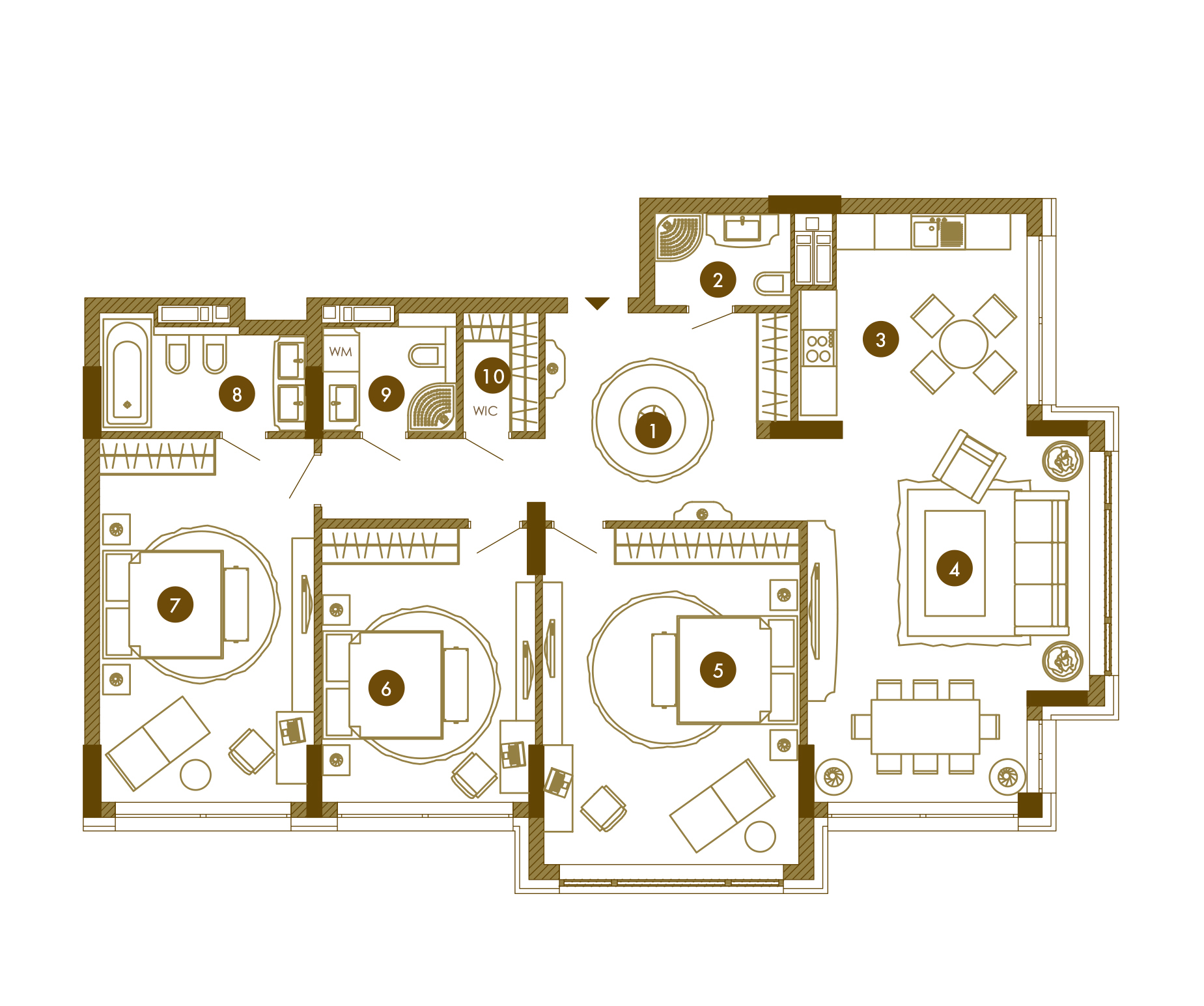 5+ комнат 131.75 м² в ЖК Obolon Residences от 56 700 грн/м², Киев