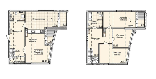 4-кімнатна 138.57 м² в ЖК ObolonSky від забудовника, Київ