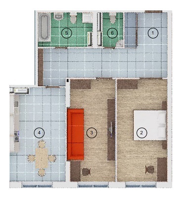 2-кімнатна 79.51 м² в ЖК Podil Plaza & Residence від забудовника, Київ