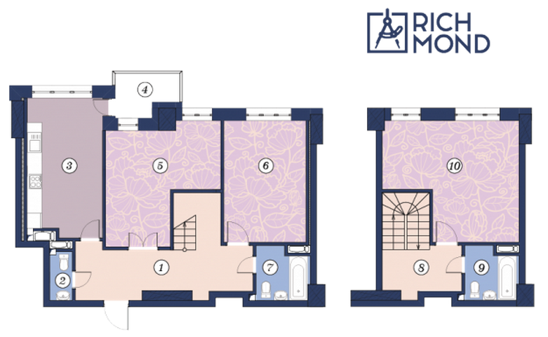 3-комнатная 117 м² в ЖК Richmond от застройщика, Киев