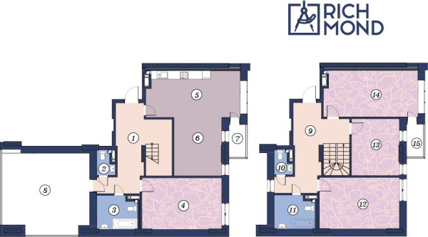 4-комнатная 182.8 м² в ЖК Richmond от застройщика, Киев