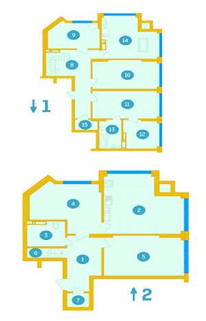 5+ кімнат 191.83 м² в ЖК Smart Plaza Polytech від 40 500 грн/м², Київ