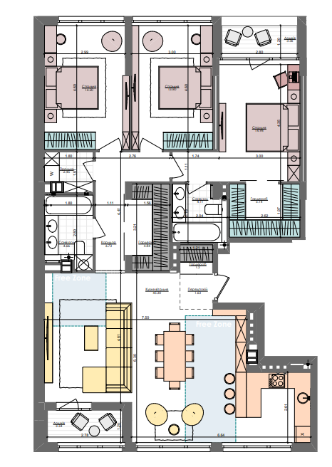 3-кімнатна 124.1 м² в ЖК Файна Таун від 31 200 грн/м², Київ