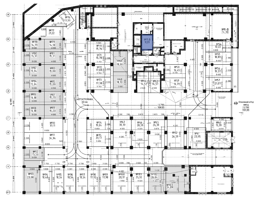 Кладовая 9.09 м² в ЖК Лумумбы от 23 100 грн/м², Киев