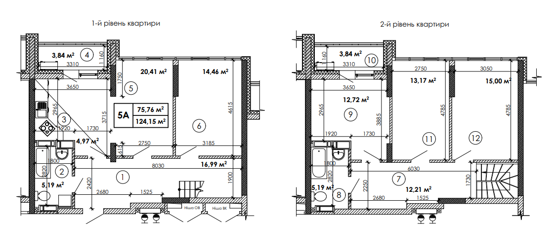 Двухуровневая 124.15 м² в ЖК Каховская от 22 100 грн/м², Киев