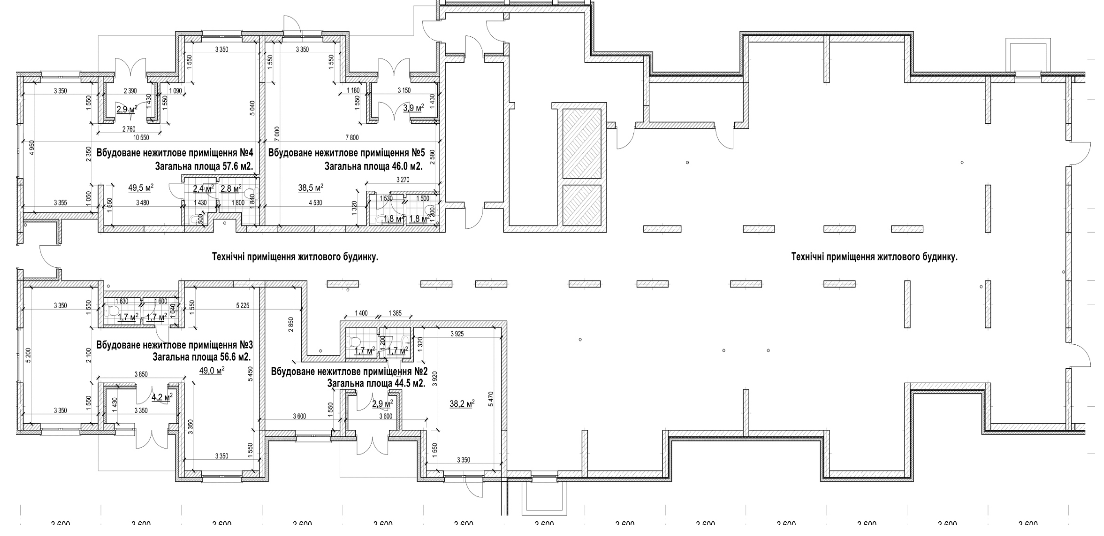 Помещение свободного назначения 44.5 м² в ЖК Новомостицко-Замковецкий от 27 825 грн/м², Киев