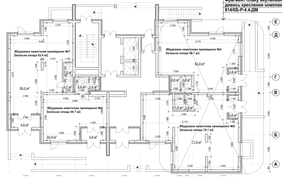 Помещение свободного назначения 39.7 м² в ЖК Новомостицко-Замковецкий от 27 825 грн/м², Киев