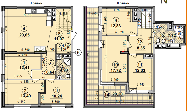 Двухуровневая 158.27 м² в ЖК Seven от 28 500 грн/м², Киев