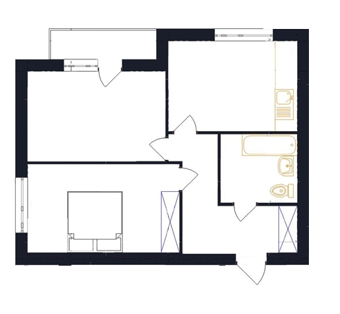 2-комнатная 56 м² в ЖК Family от 17 950 грн/м², с. Гатное