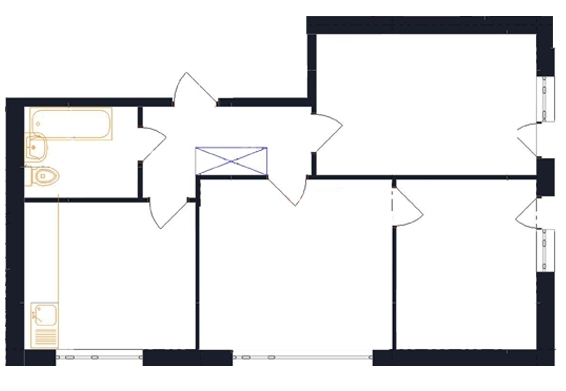 3-комнатная 72 м² в ЖК Family от 15 550 грн/м², с. Гатное