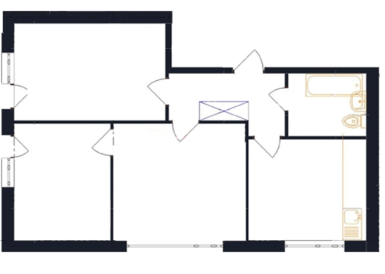 3-комнатная 66 м² в ЖК Family от 22 050 грн/м², с. Гатное