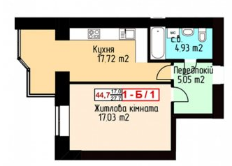 2-кімнатна 59 м² в ЖК Карат від 16 500 грн/м², м. Ірпінь