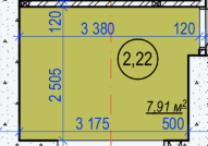 Комора 7.91 м² в ЖК 7'я від забудовника, с. Щасливе