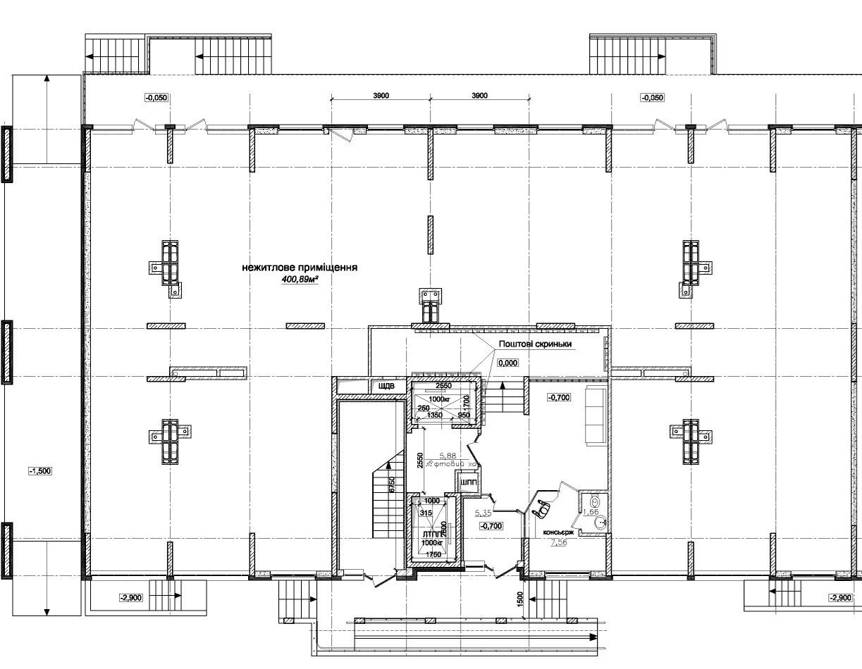 Приміщення вільного призначення 455.03 м² в ЖК Одеський бульвар від забудовника, с. Новосілки