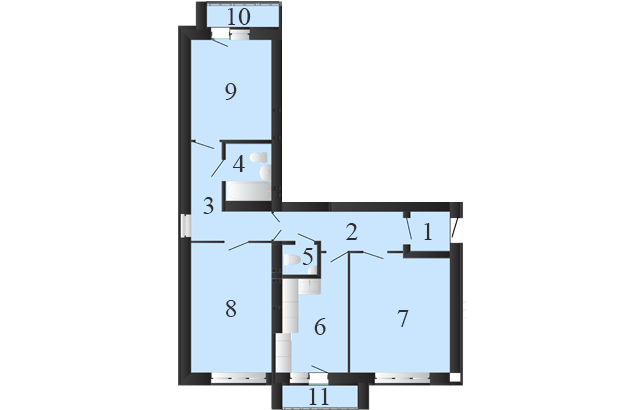 3-комнатная 77.65 м² в ЖК Пейзажные озера от 11 000 грн/м², пгт Макаров