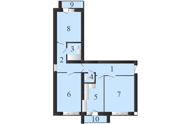 3-кімнатна 78.57 м² в ЖК Пейзажні озера від 10 600 грн/м², смт Макарів