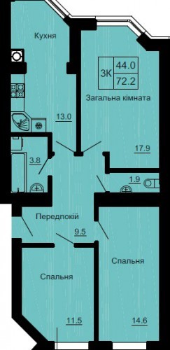 Дворівнева 108.8 м² в ЖК Софія Клубний від 26 000 грн/м², с. Софіївська Борщагівка