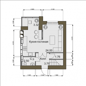 3-комнатная 75.8 м² в ЖК Софиевский квартал от 15 000 грн/м², с. Софиевская Борщаговка