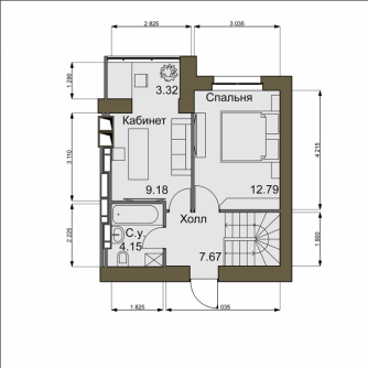 3-комнатная 75.8 м² в ЖК Софиевский квартал от 15 000 грн/м², с. Софиевская Борщаговка