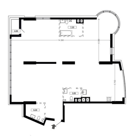 Вільне планування 185.8 м² в ЖК Busov Hill від 61 200 грн/м², Київ