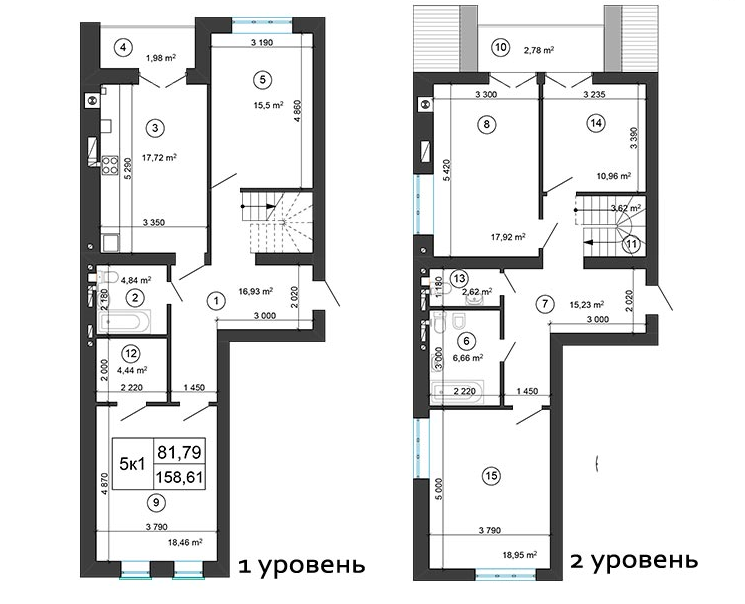 5+ комнат 158.21 м² в ЖК Сырецкий парк от 22 800 грн/м², Киев