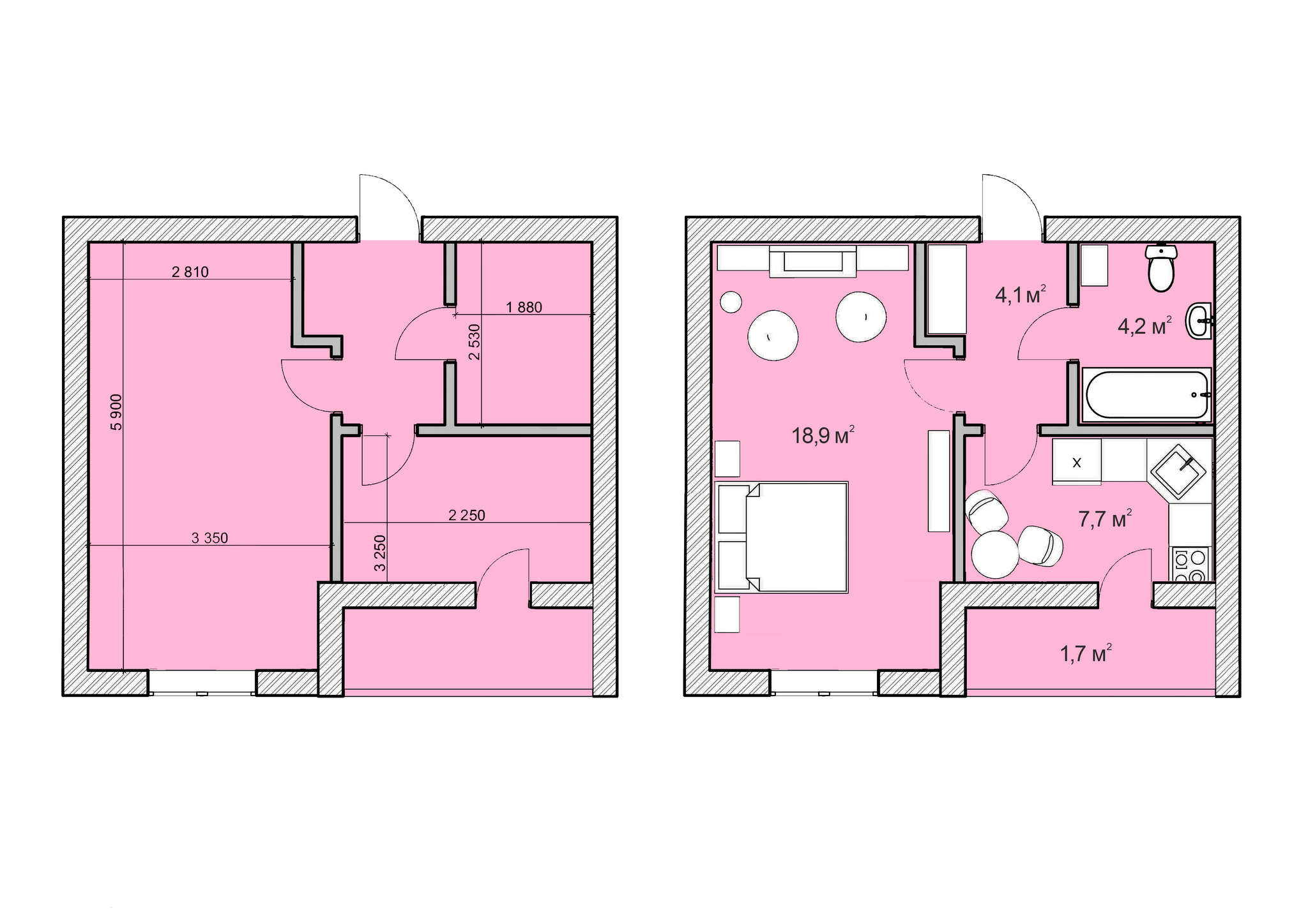 1-кімнатна 36.6 м² в ЖК Покровський Двір від 17 500 грн/м², смт Чабани