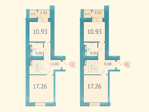 3-комнатная 93.43 м² в ЖК Козацкий от 22 000 грн/м², Киев