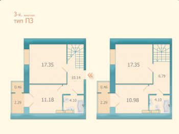 3-комнатная 87.49 м² в ЖК Козацкий от 22 000 грн/м², Киев