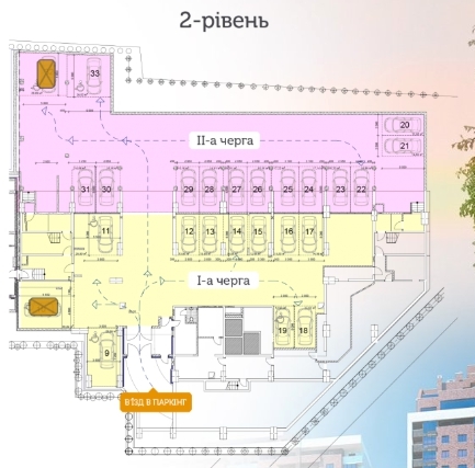 Машиноместо 14.38 м² в ЖК West House от застройщика, Киев