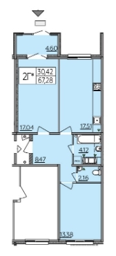 Помещение свободного назначения 67.28 м² в ЖК LaLaLand от застройщика, Киев