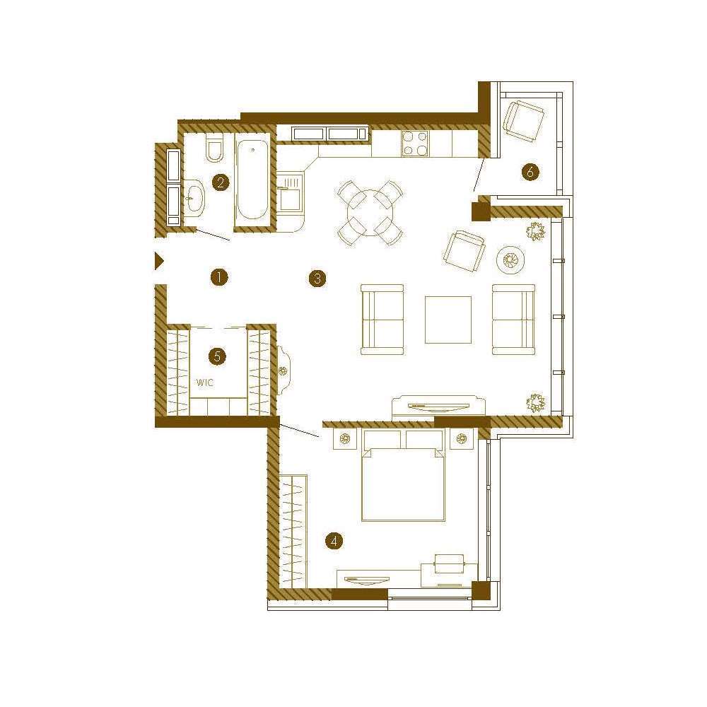 1-кімнатна 63.19 м² в ЖК Obolon Residences від 51 350 грн/м², Київ