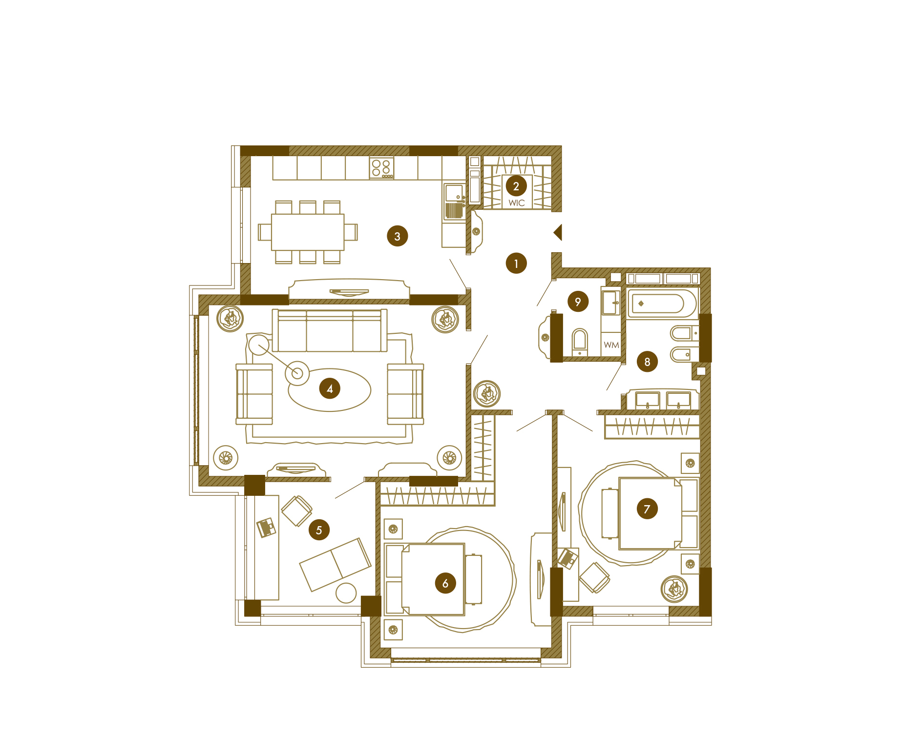 4-комнатная 115.32 м² в ЖК Obolon Residences от 73 850 грн/м², Киев