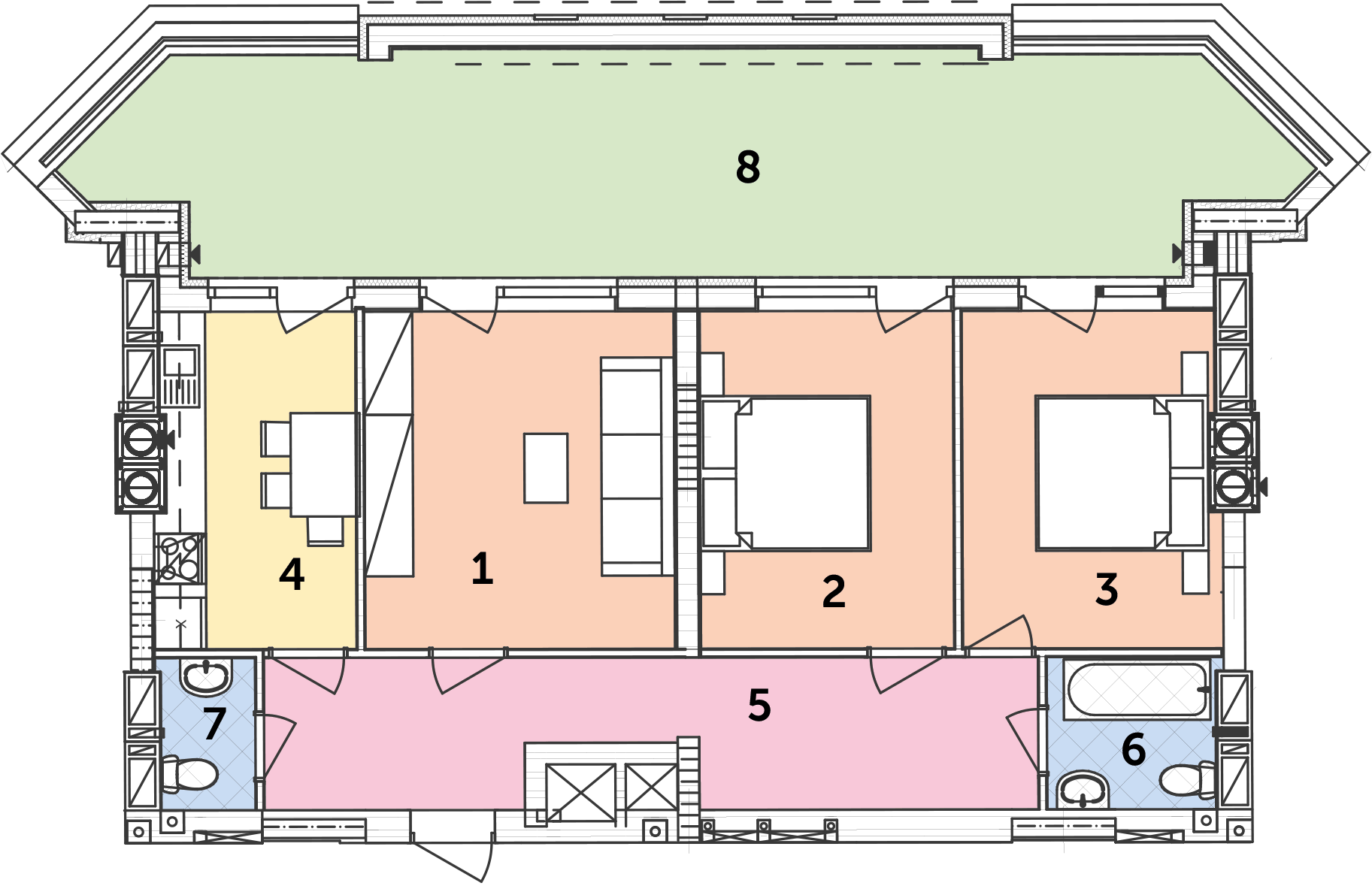 3-кімнатна 76.01 м² в ЖК Лісова казка від забудовника, Київ