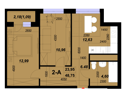 2-кімнатна 48.75 м² в ЖК ParkLand від 22 000 грн/м², Київ