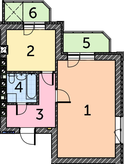 1-комнатная 51.46 м² в ЖК Ирпенские Липки от 17 000 грн/м², г. Ирпень