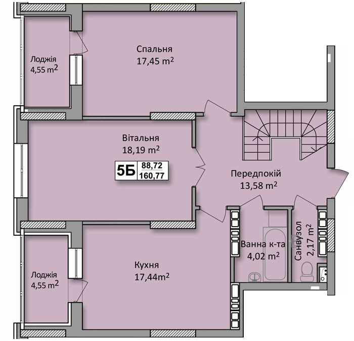 Двухуровневая 169.77 м² в ЖК по ул. Ю. Кондратюка от 21 500 грн/м², Киев