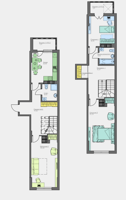 Дворівнева 113.76 м² в ЖК Home and Park Comfort House від 14 000 грн/м², м. Бориспіль