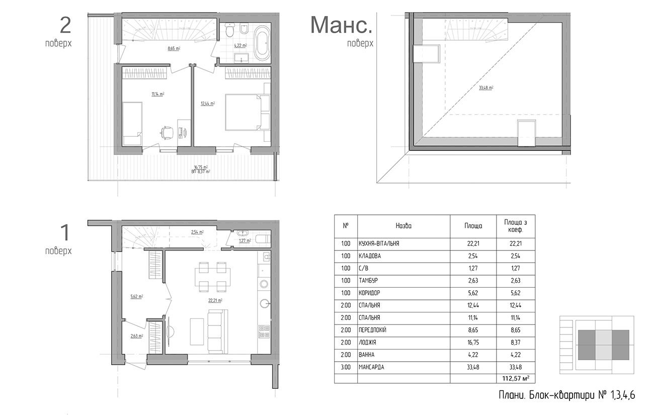 Таунхаус 112.57 м² в Таунхаус Эспаньола от 11 815 грн/м², г. Вишневое